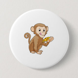 Monkey med Biet i Pizza Knapp