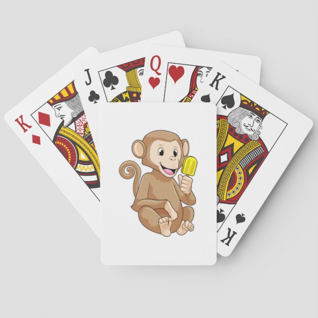 Monkey med cirkel casinokort (Baksidan)