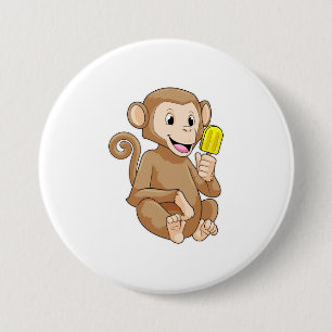 Monkey med cirkel knapp