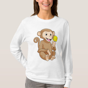 Monkey med cirkel t shirt