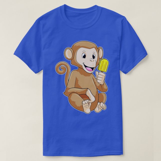 Monkey med cirkel t shirt (Design framsida)