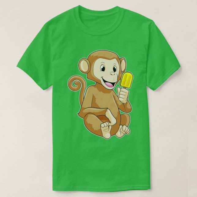 Monkey med cirkel t shirt (Design framsida)