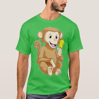 Monkey med cirkel t shirt