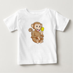 Monkey med cirkel t shirt