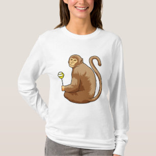 Monkey med Lollipop T Shirt