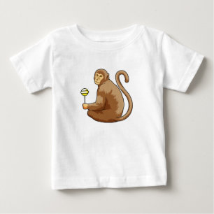 Monkey med Lollipop T Shirt