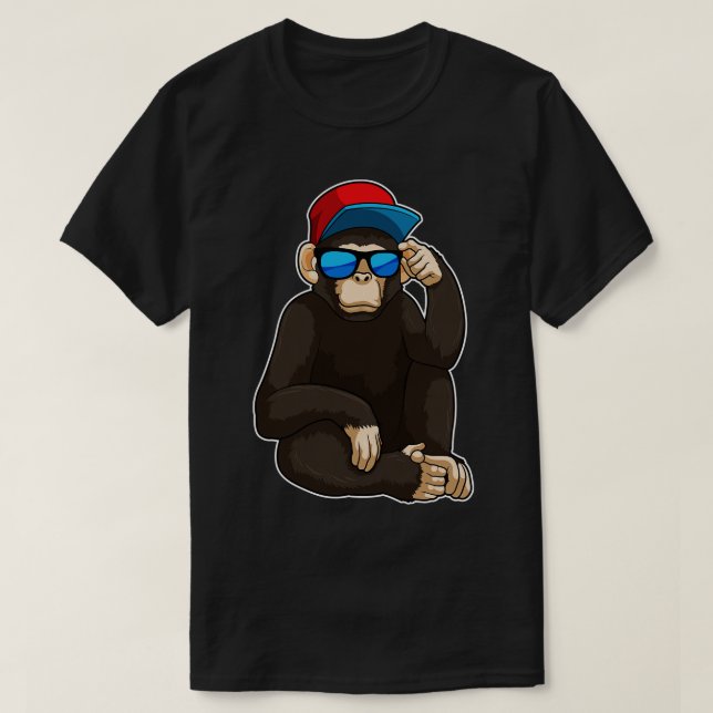 Monkey med solglasögon 1 t shirt (Design framsida)