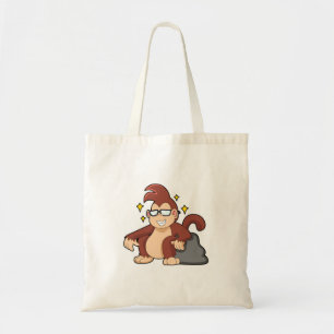 Monkey med solglasögon tygkasse
