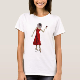 Monkey med Vin T Shirt