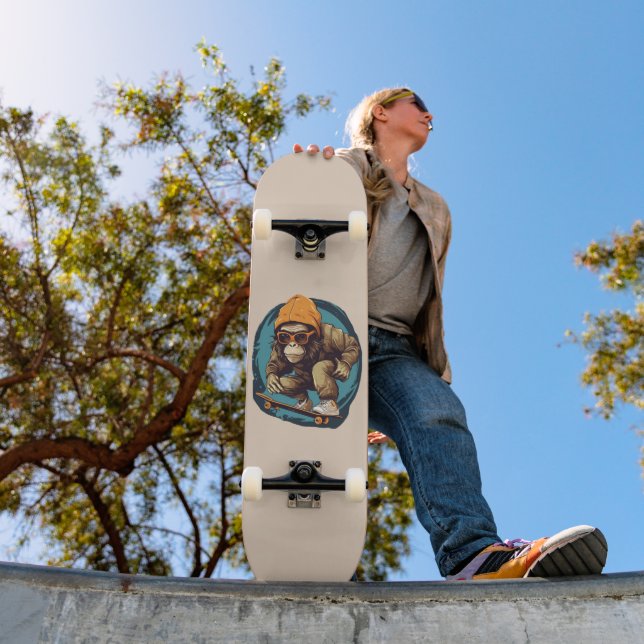 Monkey Mini Skateboard Bräda 18,5 Cm (Utomhus 1)