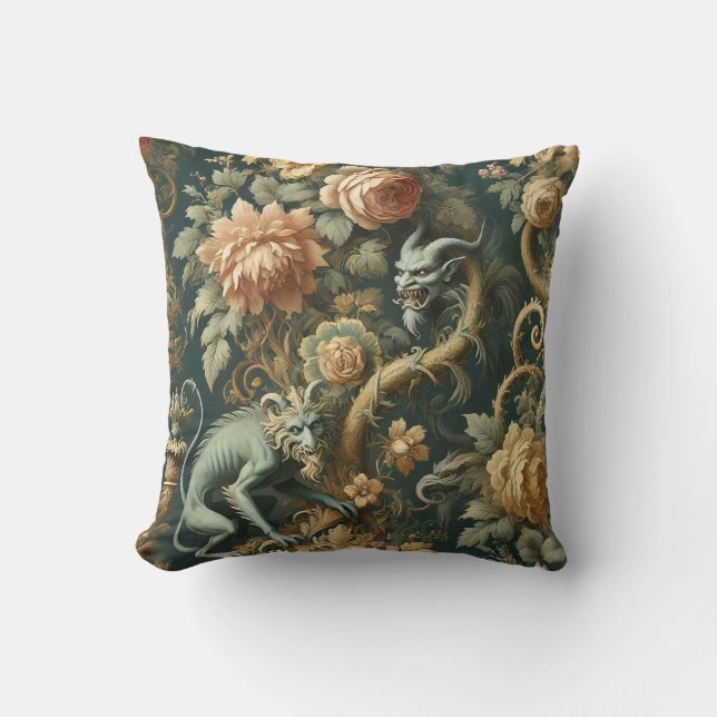 Monkey Minion MisChief - Gothic Baroque Kudde (Framsida)