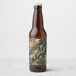 Monkey Minion MisChief - Gothic Baroque Ölflaska Etikett