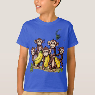 Monkey MisChief: Banana Harvest tshirt. T Shirt