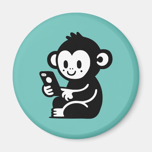 Monkey Mobil Magnet (Framsidan)