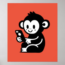 Monkey Mobil Poster