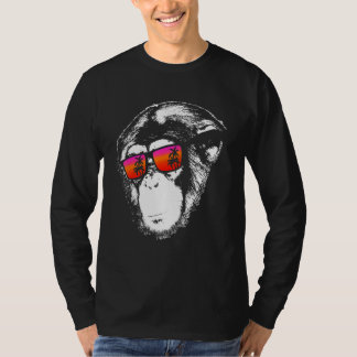 Monkey Monkey Vacation Sunglasses  Idea Music Monk T Shirt