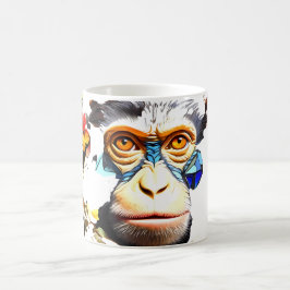 Monkey Mosaic Fantasy Mugg Design