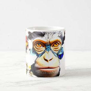 Monkey Mosaic Fantasy Mugg Design