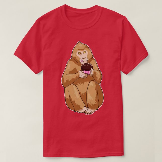 Monkey Muffin T Shirt (Design framsida)