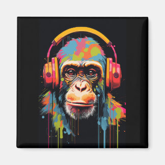 Monkey Music Art Monkey Art Monkey Art Gallery Art Magnet