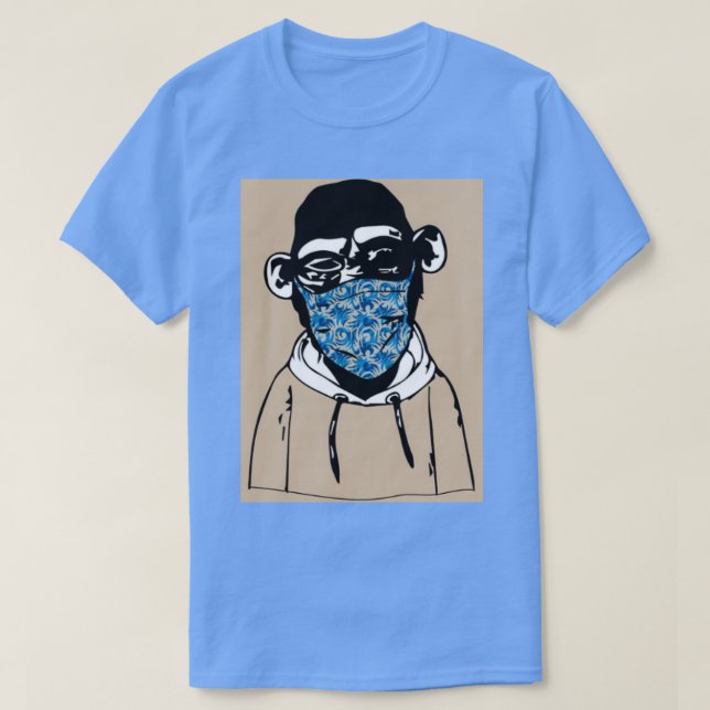 Monkey NFT Black 1 T Shirt (Design framsida)