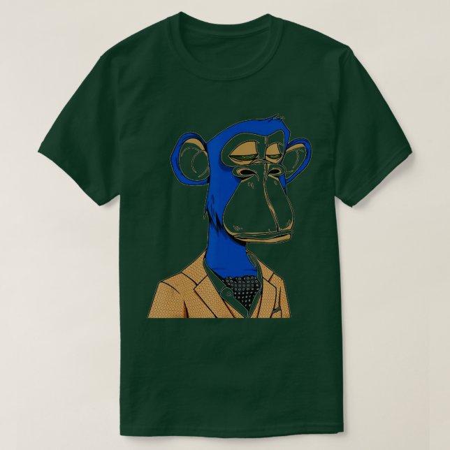 Monkey NFT:s Novelty Sarcastic Funny T Shirt (Design framsida)