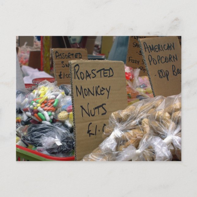 Monkey Nöt Vykort (Framsida)