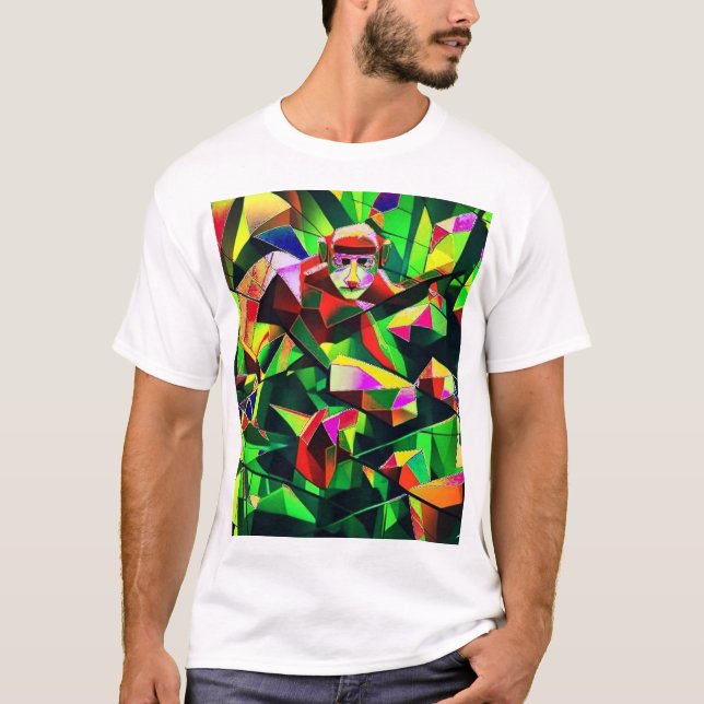 Monkey Observation T Shirt (Framsida)
