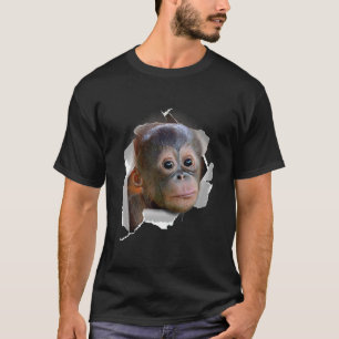 Monkey Orang Utans Baby Orang utan Ansikte Costume T Shirt