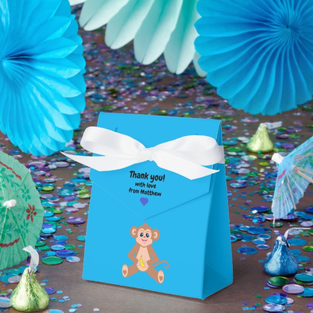 Monkey på Blue Favoritbox Presentaskar (Part)