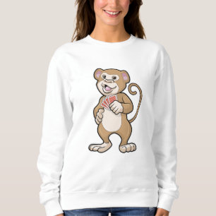 Monkey på Poker med Poker-kort T Shirt
