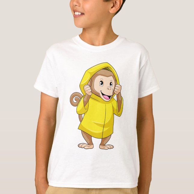 Monkey på Rining med Rainrock T Shirt (Framsida)