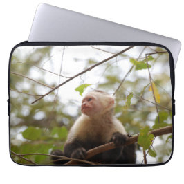 Monkey Photography, White Faced Capuchin Laptop Fodral