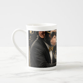 Monkey Playing Piano Music Poster – I Am Music Benporslin Mugg