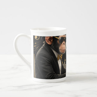 Monkey Playing Piano Music Poster – I Am Music Benporslin Mugg