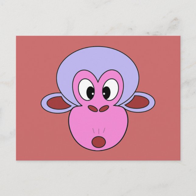 MONKEY POSTCARDS VYKORT (Framsida)
