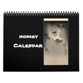 Monkey Primate Vine Välkommen hem Destiny Destiny' Kalender