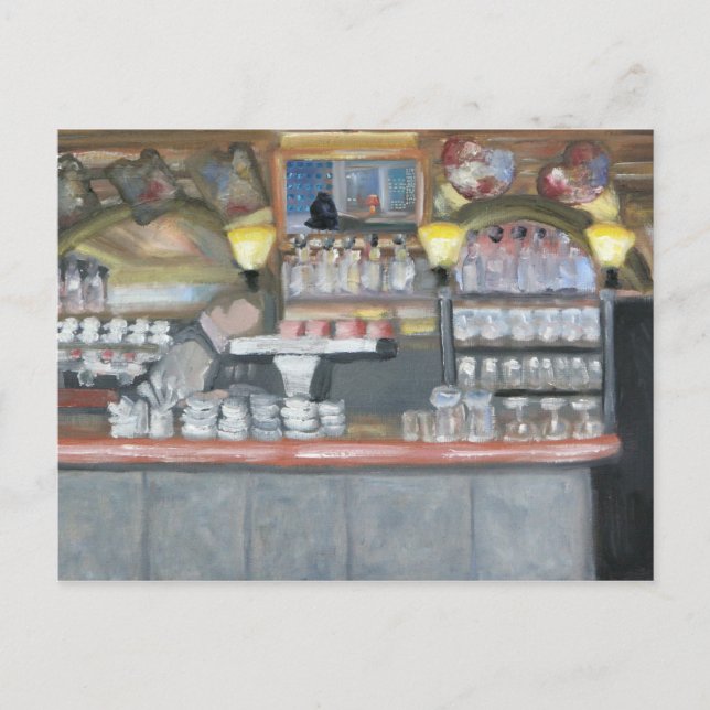 Monkey Pub & La Palette Vykort (Framsida)