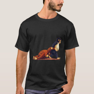 Monkey Punch Byby Grafisk Liten Knuff Stor Kärlek  T Shirt