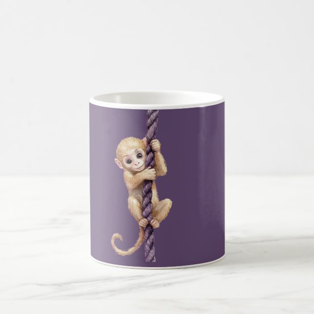 Monkey Purple Rope Kaffemugg (Center)