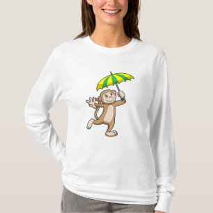 Monkey Rain Umbrella T Shirt
