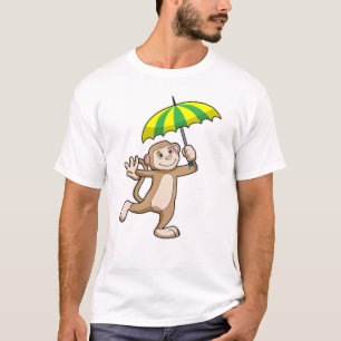 Monkey Rain Umbrella T Shirt