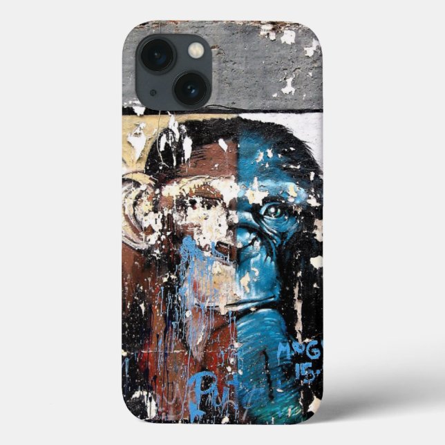 Monkey Retro Apple iPhone 8/7, knappt där (Baksida)