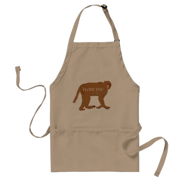 Monkey Ringer Combo MuStandard Apron Förkläde (Framsidan)