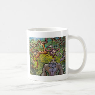 Monkey-Roligt Kaffemugg