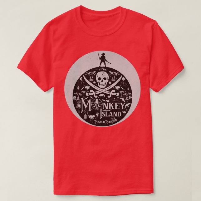Monkey Rum T Shirt (Design framsida)