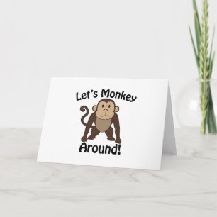 Monkey runt kort
