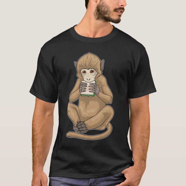 Monkey Sandwich T Shirt (Framsida)
