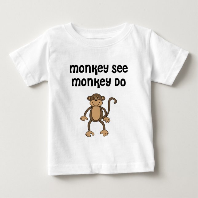 Monkey See, Monkey Do T-shirt (Framsida)