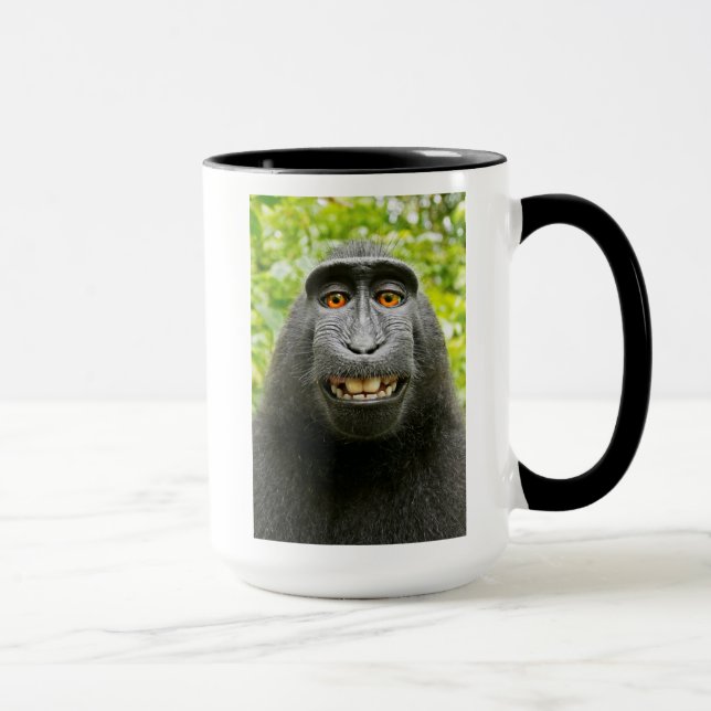 Monkey Selfie Mugg (Höger)